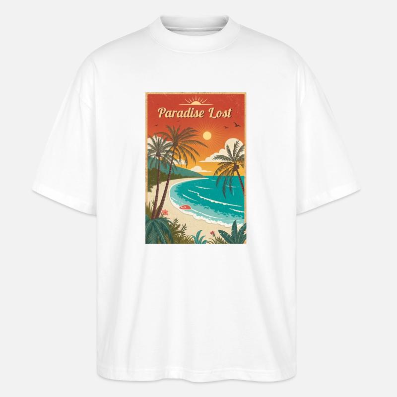  Where Dreams Meet Reality - Stanley/Stella Oversized Unisex Bio T-Shirt Blaster 2.0 - Weiß