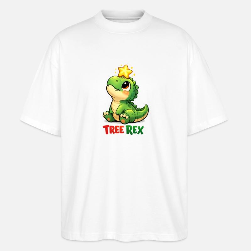 Tree Rex Dino T Rex - T-shirt bio Blaster 2.0 coupe oversize Stanley/Stella Unisexe - blanc