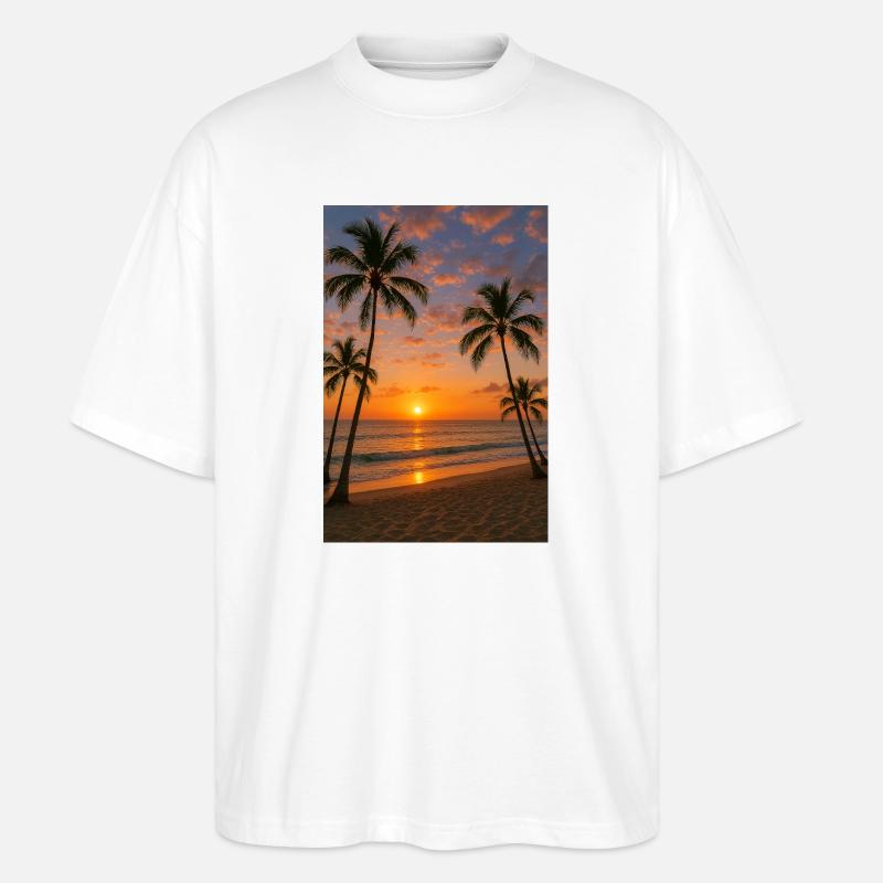 RockyZoo28 - Stanley/Stella Oversized Unisex Bio T-Shirt Blaster 2.0 - Weiß