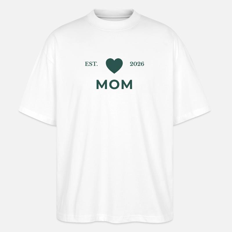 Mutter gegründet 2026 - Stanley/Stella Oversized Unisex Bio T-Shirt Blaster 2.0 - Weiß