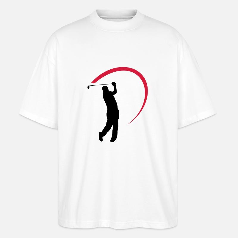 golf - Stanley/Stella Oversized Unisex Bio T-Shirt Blaster 2.0 - Weiß