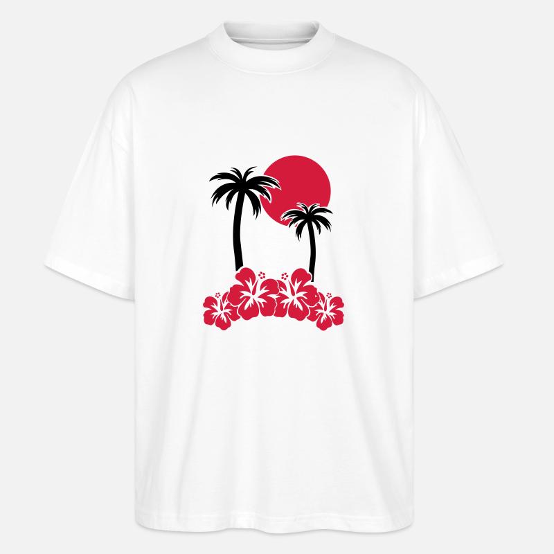 insel - Stanley/Stella Oversized Unisex Bio T-Shirt Blaster 2.0 - Weiß