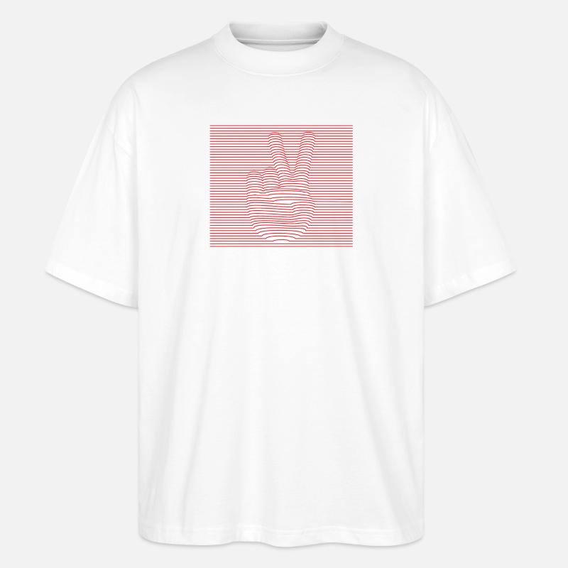 Peace - Stanley/Stella Oversized Unisex Bio T-Shirt Blaster 2.0 - Weiß