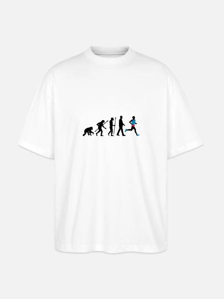evolution_laufer_102012_a_3c - Stanley/Stella Oversized Unisex Bio T-Shirt Blaster 2.0 - Weiß