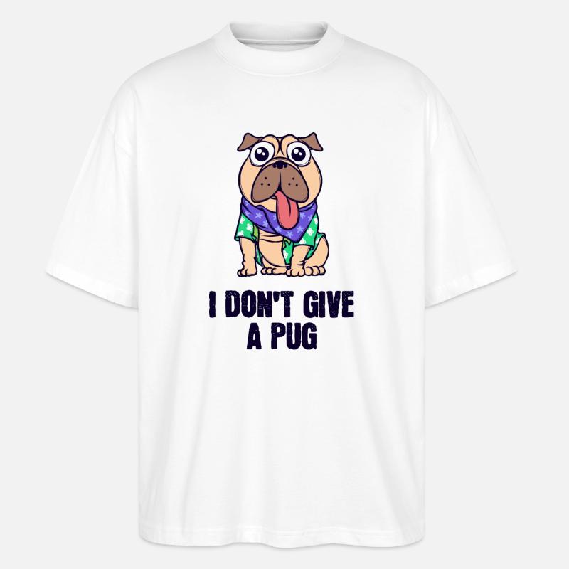 Haustiere Hund Knuddeltier Lieblingstier Statement - Stanley/Stella Oversized Unisex Bio T-Shirt Blaster 2.0 - Weiß