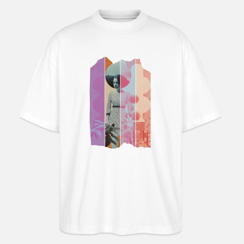 Nuances de couleurs - T-shirt bio Blaster 2.0 coupe oversize Stanley/Stella Unisexe - blanc