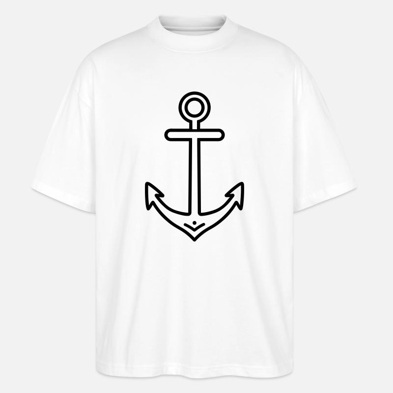 Anker - Stanley/Stella Oversized Unisex Bio T-Shirt Blaster 2.0 - Weiß