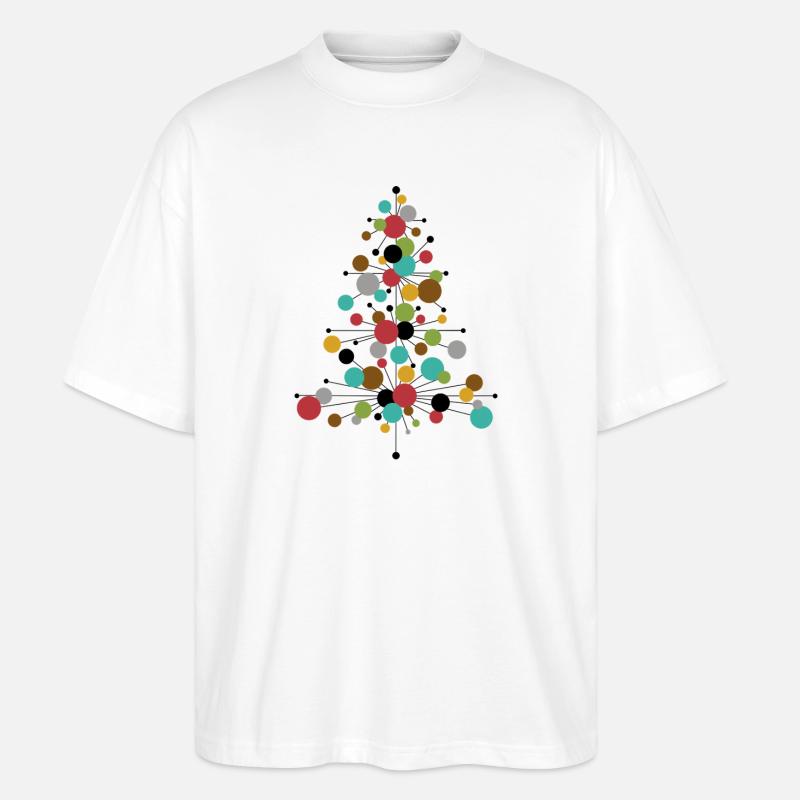 Have a Cool Yule! – Retro Weihnachtsdesign - Stanley/Stella Oversized Unisex Bio T-Shirt Blaster 2.0 - Weiß