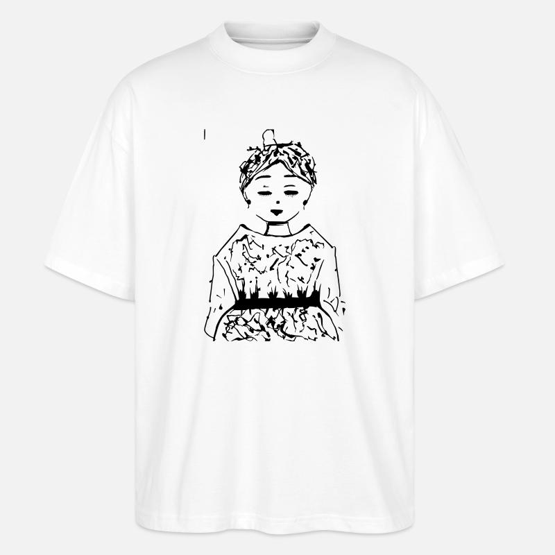 Sakura - T-shirt bio Blaster 2.0 coupe oversize Stanley/Stella Unisexe - blanc