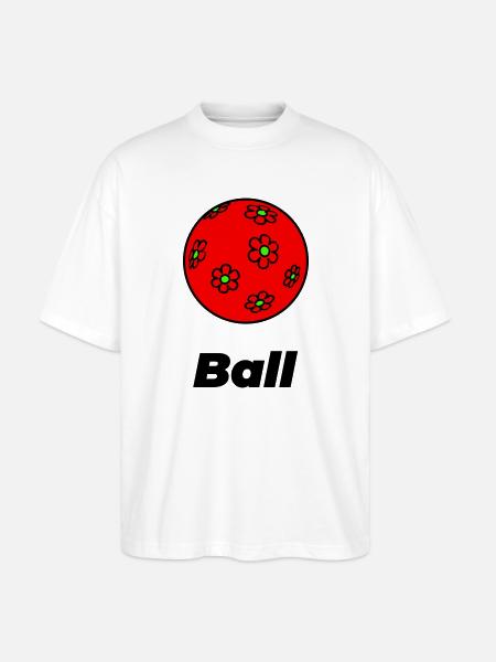Ball - Stanley/Stella Oversized Unisex Organic T-shirt Blaster 2.0 - white