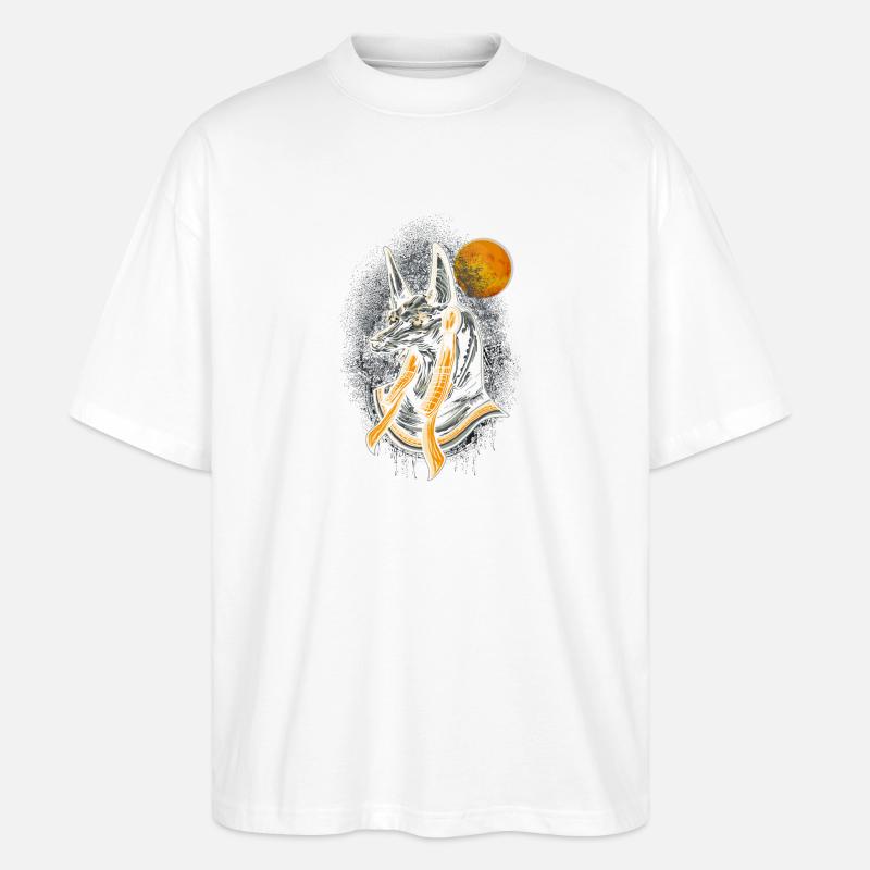 Anubis - T-shirt bio Blaster 2.0 coupe oversize Stanley/Stella Unisexe - blanc