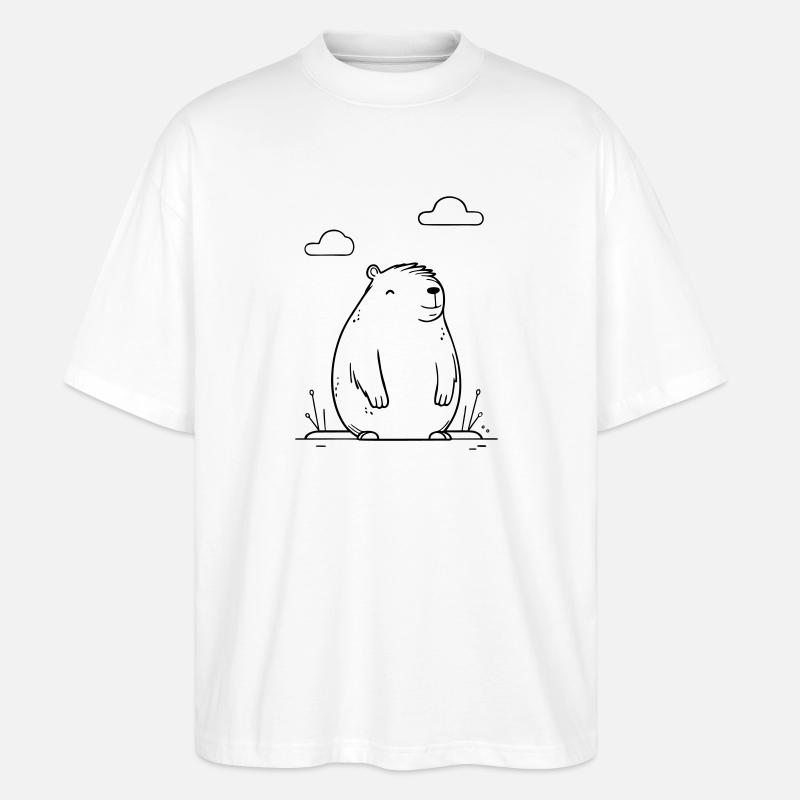 Capybara - Stanley/Stella Oversized Unisex Bio T-Shirt Blaster 2.0 - undefined