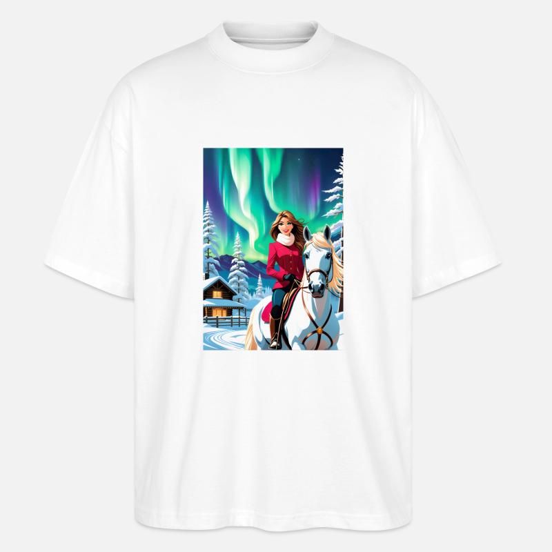 personalisiertes Design-Muttergeschenk - Stanley/Stella Oversized Unisex Bio T-Shirt Blaster 2.0 - Weiß
