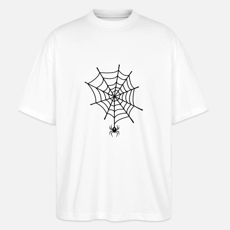 Araignée - T-shirt bio Blaster 2.0 coupe oversize Stanley/Stella Unisexe - blanc