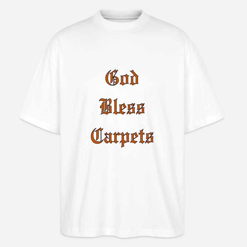 GodBlessCarpets - Stanley/Stella Oversized Unisex Bio T-Shirt Blaster 2.0 - Weiß
