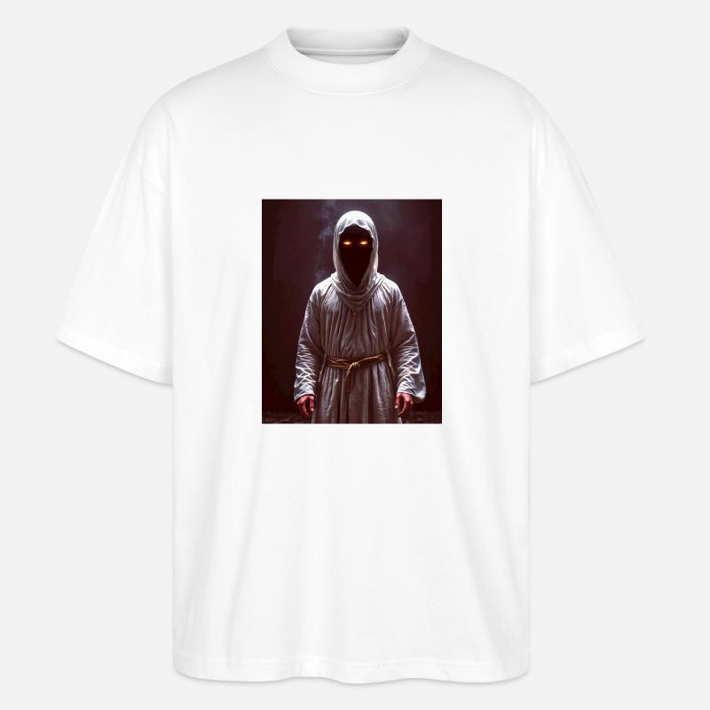 Noppera-bō Geist, der regungslos dasteht, - Stanley/Stella Oversized Unisex Bio T-Shirt Blaster 2.0 - Weiß