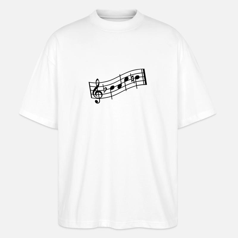 bach - Stanley/Stella Oversized Unisex Bio T-Shirt Blaster 2.0 - Weiß