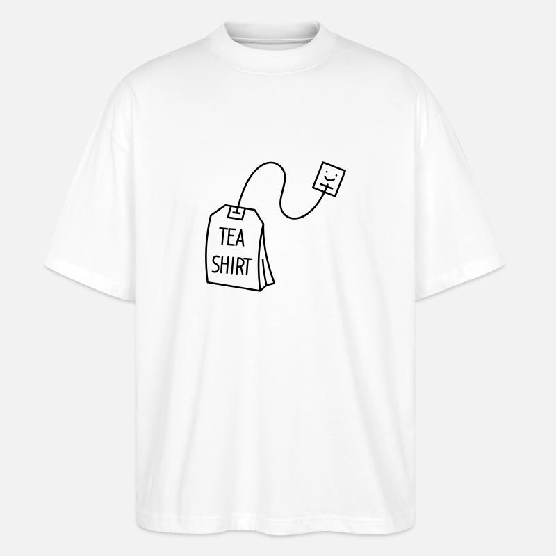 thé - T-shirt bio Blaster 2.0 coupe oversize Stanley/Stella Unisexe - blanc