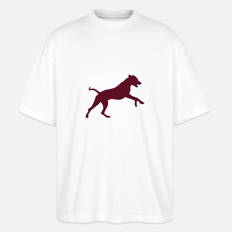 Rhodesian Ridgeback - T-shirt bio Blaster 2.0 coupe oversize Stanley/Stella Unisexe - blanc