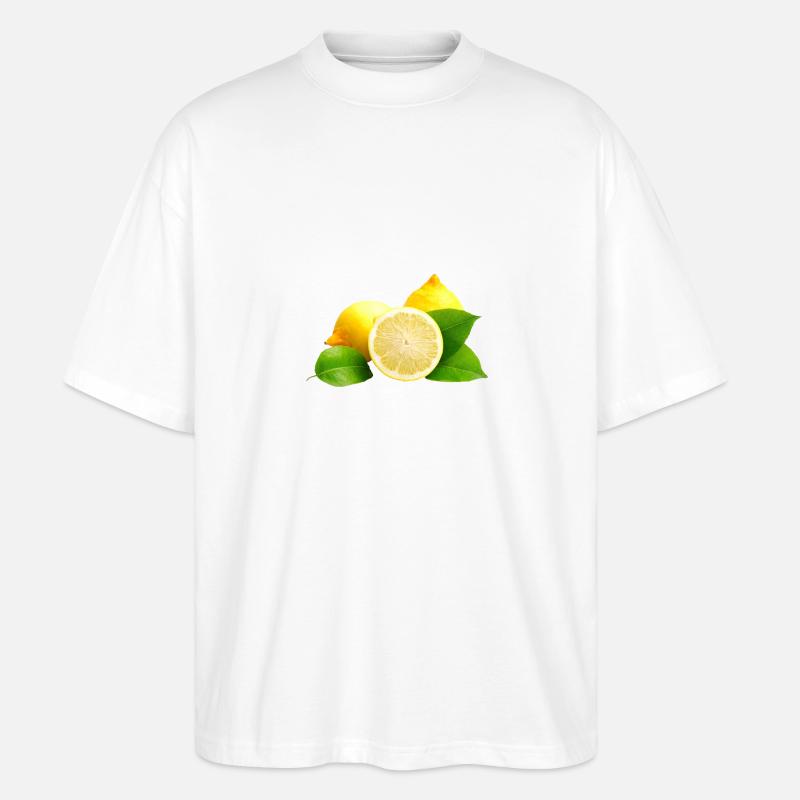 citron - T-shirt bio Blaster 2.0 coupe oversize Stanley/Stella Unisexe - blanc