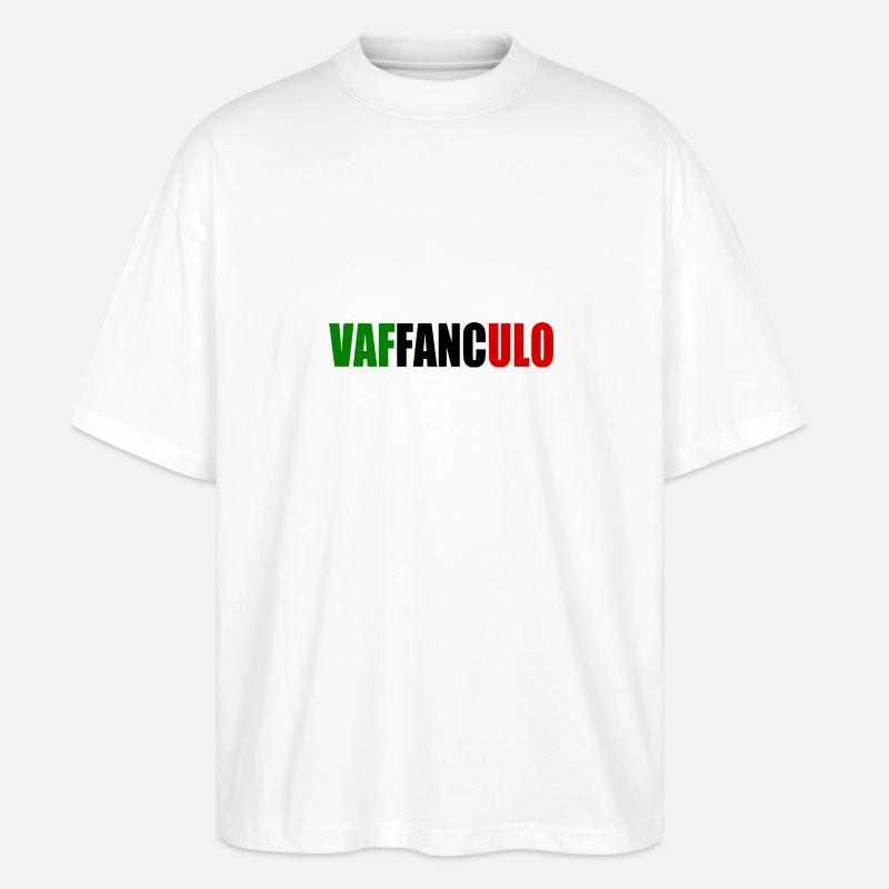 Vaffanculo - T-shirt bio Blaster 2.0 coupe oversize Stanley/Stella Unisexe - blanc