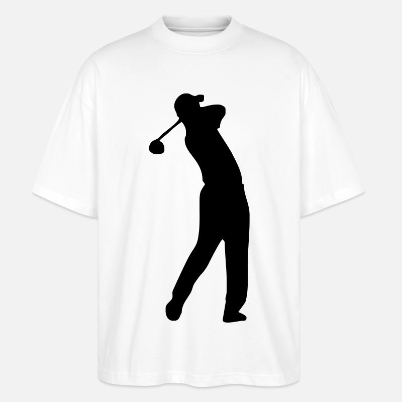golf - Stanley/Stella Oversized Unisex Organic T-shirt Blaster 2.0 - white