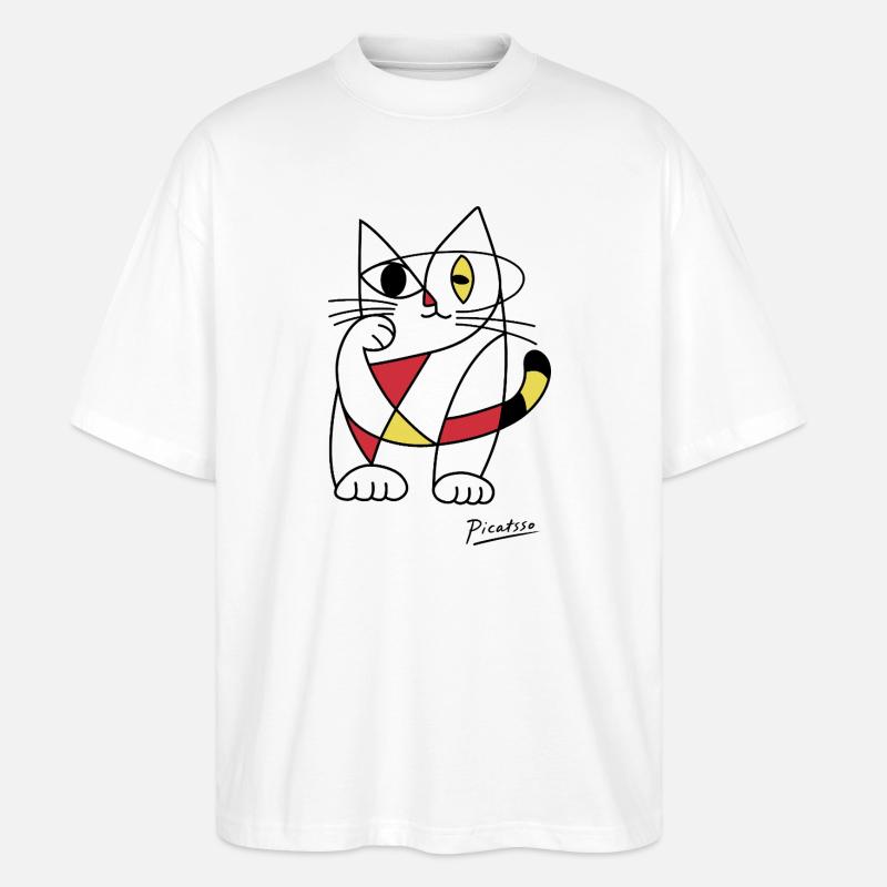 Picatsso - Stanley/Stella Oversized Unisex Bio T-Shirt Blaster 2.0 - Weiß