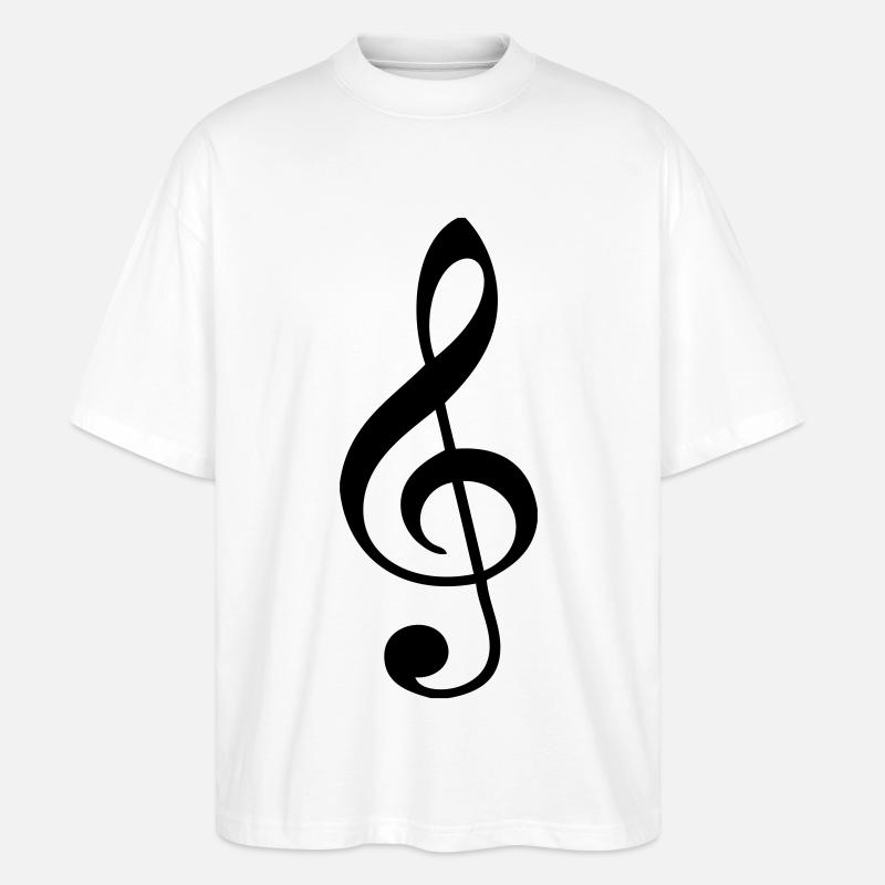 Clef - T-shirt bio Blaster 2.0 coupe oversize Stanley/Stella Unisexe - blanc