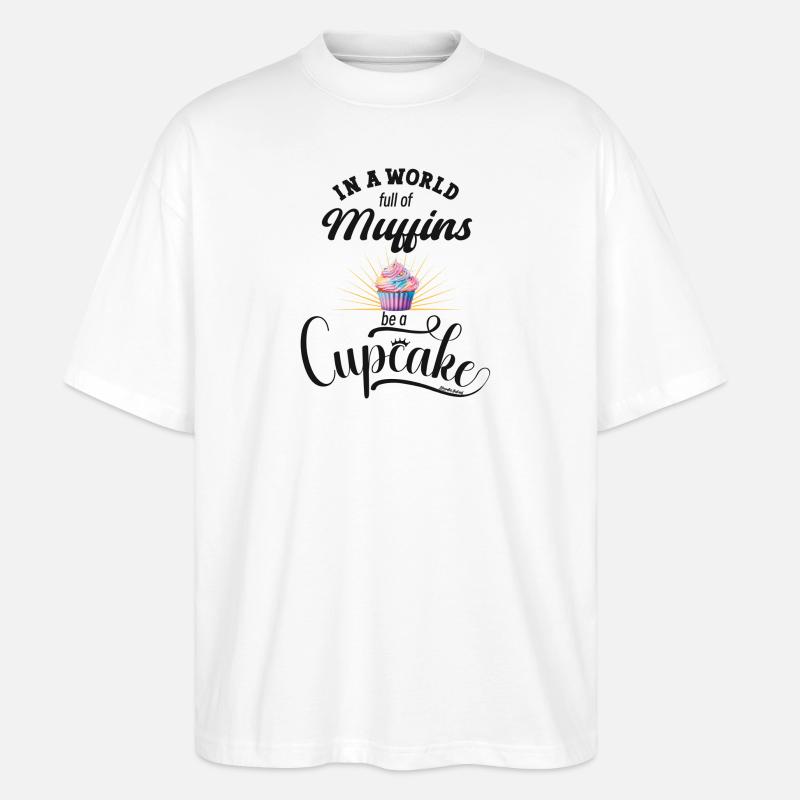 Cupcake - Stanley/Stella Oversized Unisex Bio T-Shirt Blaster 2.0 - Weiß