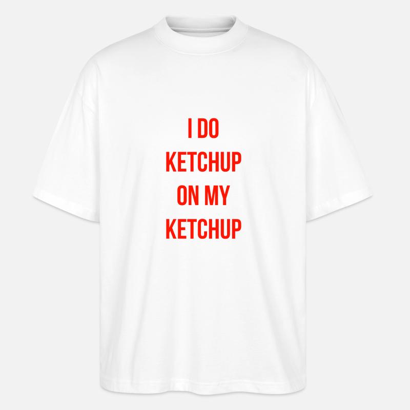 Ketchup Design - Stanley/Stella Oversized Unisex Bio T-Shirt Blaster 2.0 - Weiß