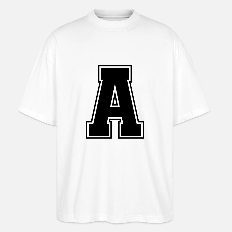 a_symbol - Stanley/Stella Oversized Unisex Bio T-Shirt Blaster 2.0 - Weiß