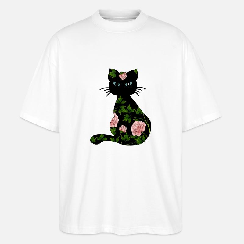 Chat - T-shirt bio Blaster 2.0 coupe oversize Stanley/Stella Unisexe - blanc