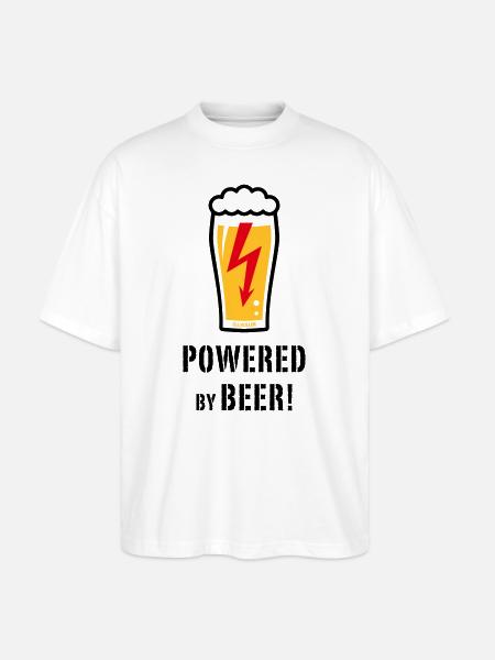 Power Blitz POS - T-shirt bio Blaster 2.0 coupe oversize Stanley/Stella Unisexe - blanc