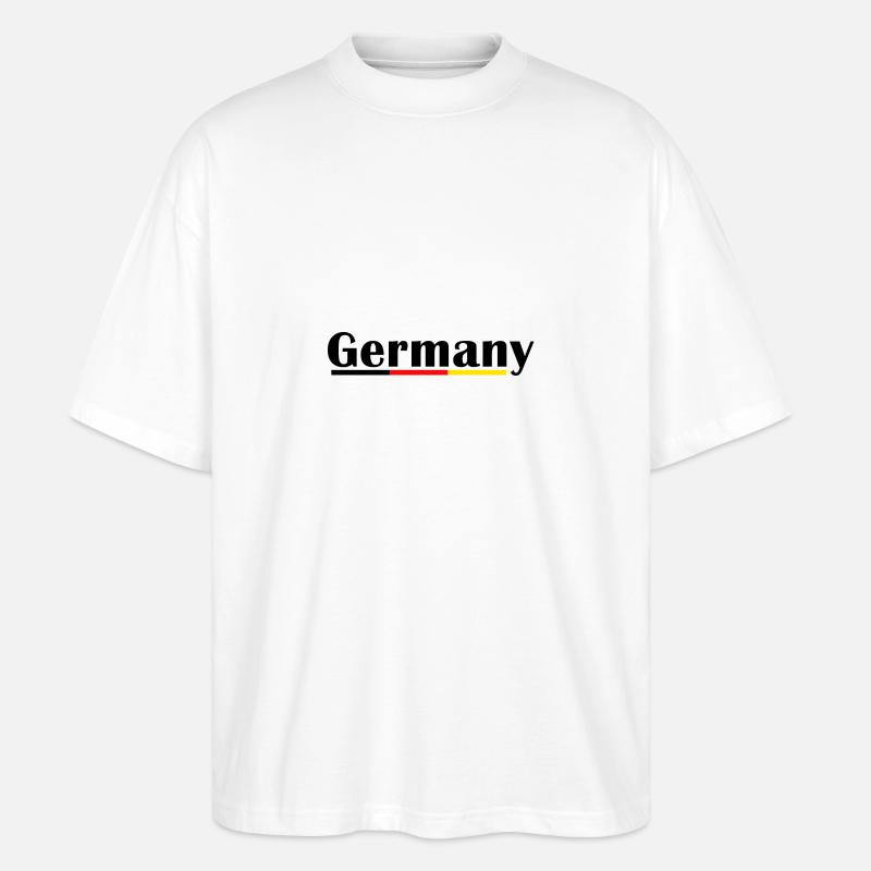 Germany-Motiv - Stanley/Stella Oversized Unisex Bio T-Shirt Blaster 2.0 - Weiß