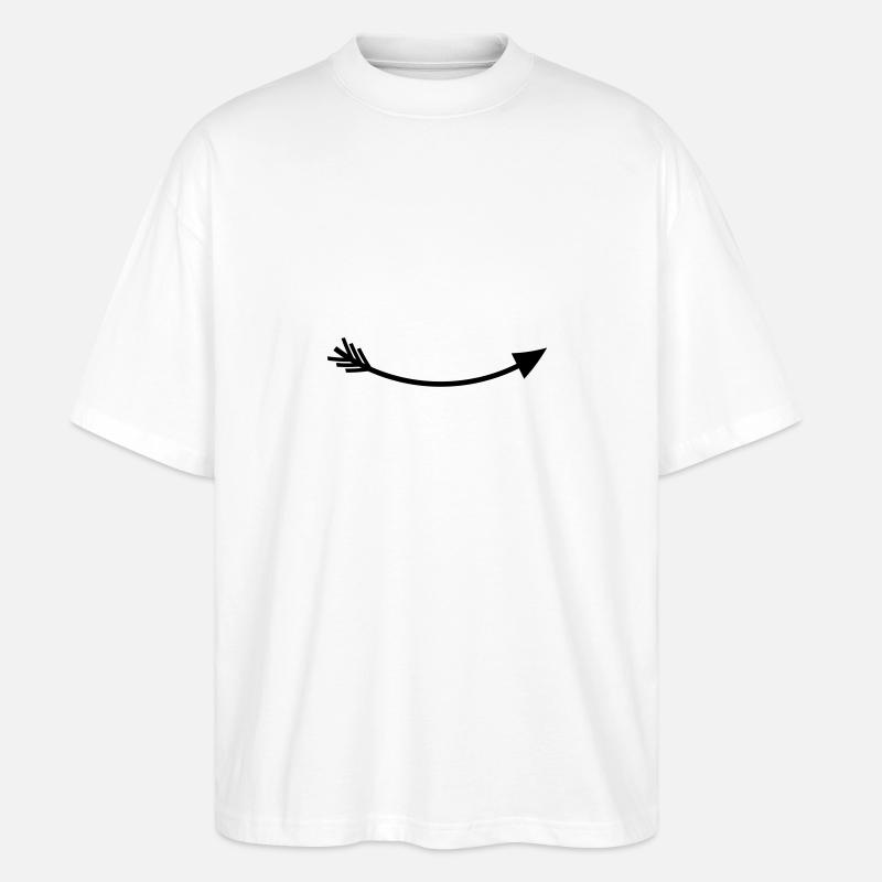 Right arrow - Stanley/Stella Oversized Unisex Organic T-shirt Blaster 2.0 - white