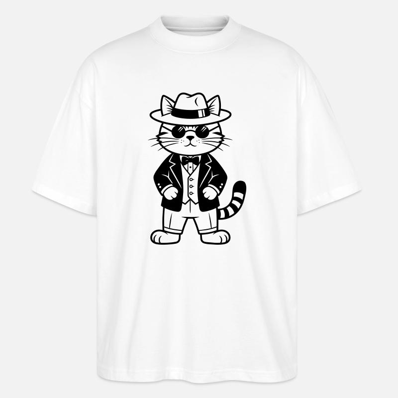 Cat Mafia - T-shirt bio Blaster 2.0 coupe oversize Stanley/Stella Unisexe - blanc