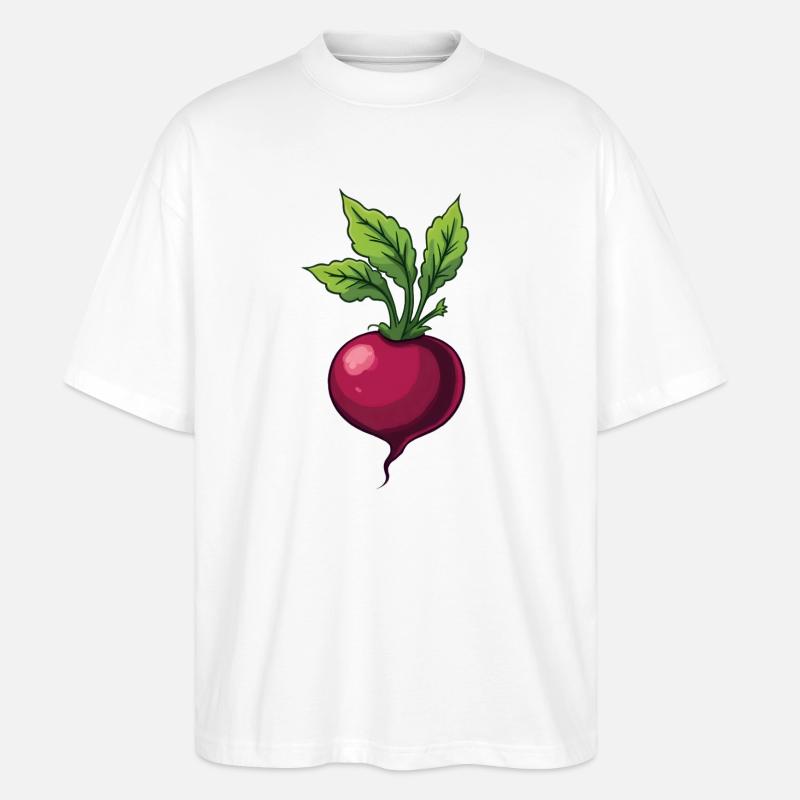 Betterave - T-shirt bio Blaster 2.0 coupe oversize Stanley/Stella Unisexe - blanc