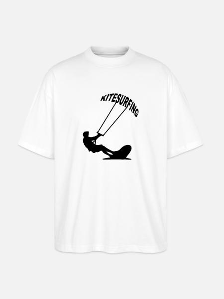 Kitesurfer - Kitesurfing - Stanley/Stella Oversized Unisex Bio T-Shirt Blaster 2.0 - Weiß