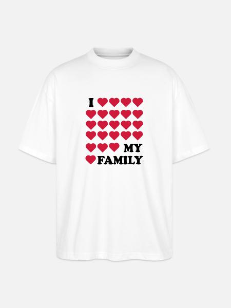 Family - Stanley/Stella Oversized Unisex Organic T-shirt Blaster 2.0 - white