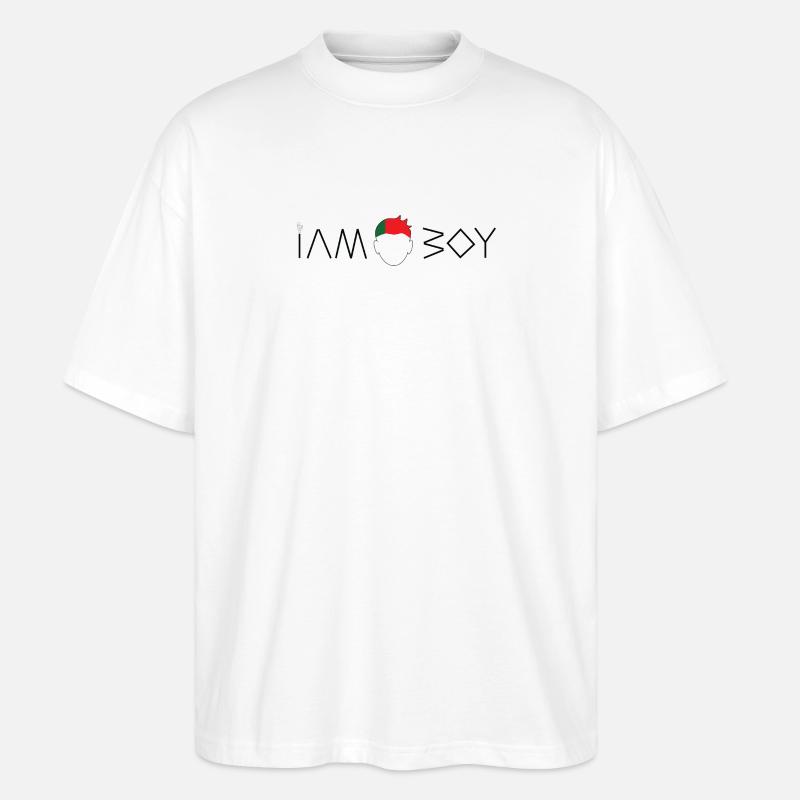 Ich bin Portugiese - Stanley/Stella Oversized Unisex Bio T-Shirt Blaster 2.0 - Weiß