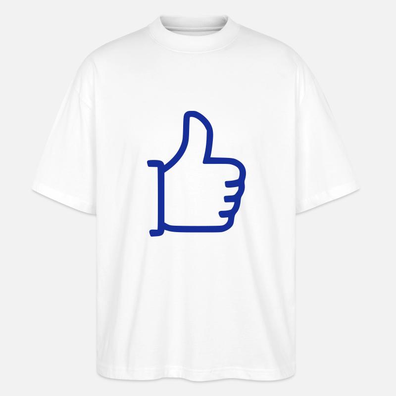 Comme - pouces vers le haut - T-shirt bio Blaster 2.0 coupe oversize Stanley/Stella Unisexe - blanc