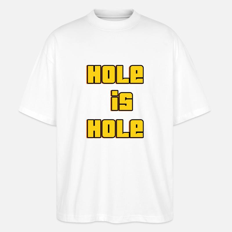 Le trou, c’est le trou - T-shirt bio Blaster 2.0 coupe oversize Stanley/Stella Unisexe - blanc