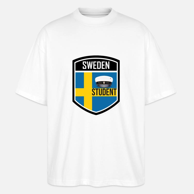 Abschlussfeier 2024 Abiturfeier - Stanley/Stella Oversized Unisex Bio T-Shirt Blaster 2.0 - Weiß