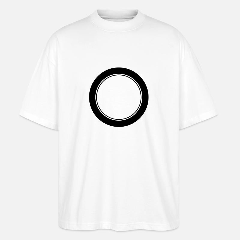 Logo / / anniversaire emblème / / équipe / / Club - T-shirt bio Blaster 2.0 coupe oversize Stanley/Stella Unisexe - blanc