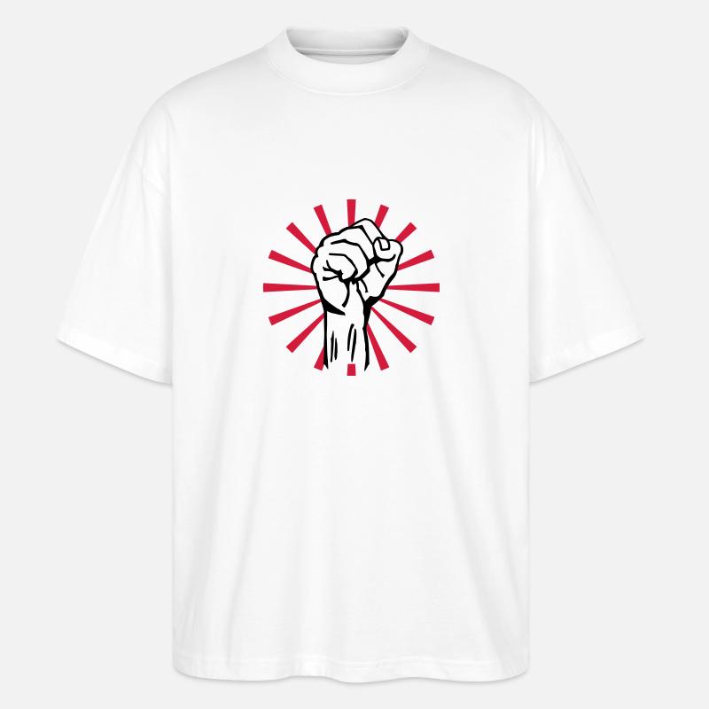 fist 2c rays - T-shirt bio Blaster 2.0 coupe oversize Stanley/Stella Unisexe - blanc