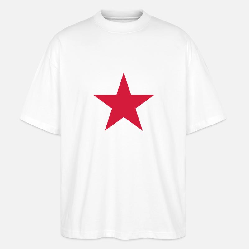 Étoile - T-shirt bio Blaster 2.0 coupe oversize Stanley/Stella Unisexe - blanc