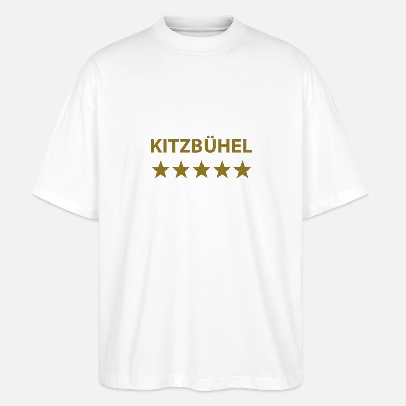 kitzbühel - Stanley/Stella Oversized Unisex Bio T-Shirt Blaster 2.0 - Weiß