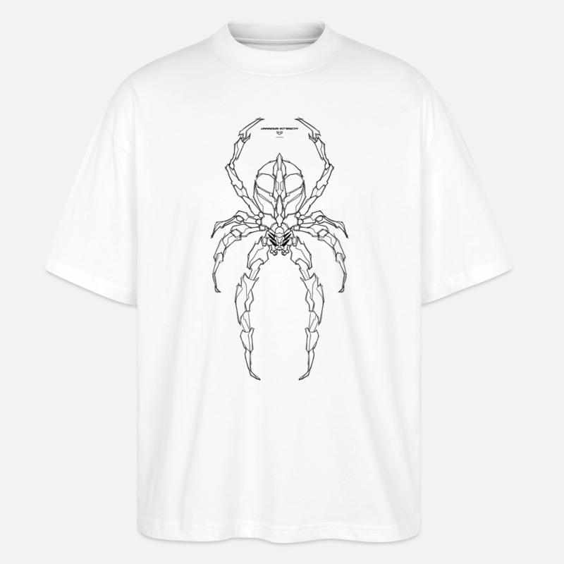UNKNOWN STRENGTH-THE SPIDER - Stanley/Stella Oversized Unisex Bio T-Shirt Blaster 2.0 - Weiß