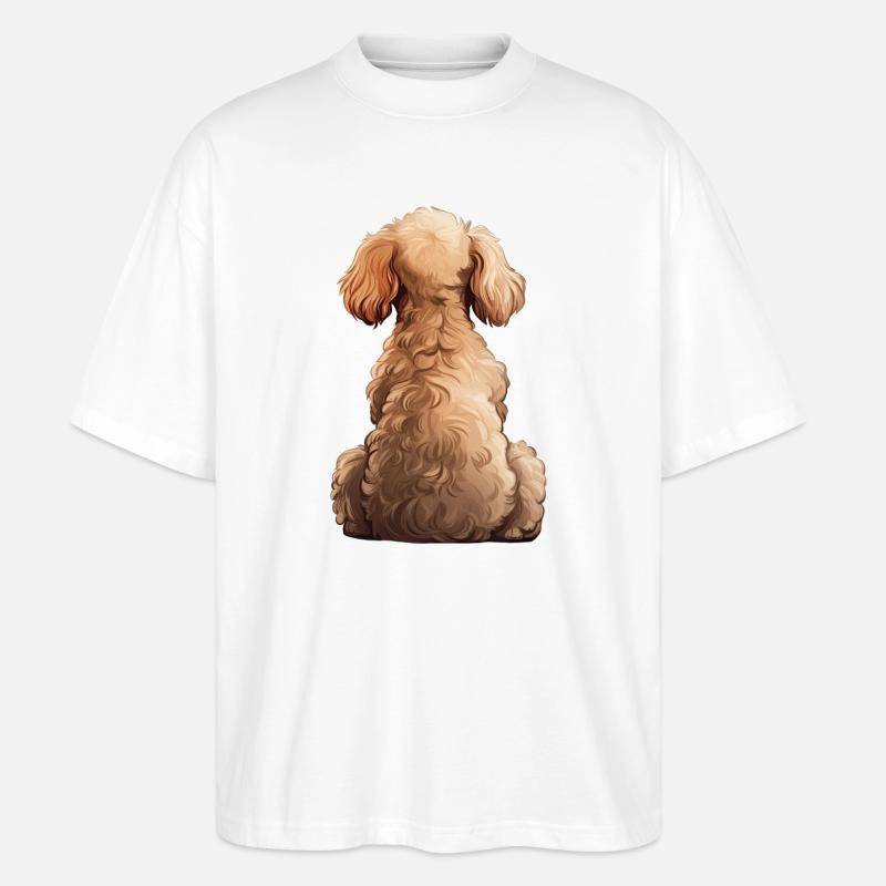 Pudel - Stanley/Stella Oversized Unisex Bio T-Shirt Blaster 2.0 - Weiß