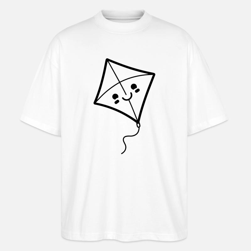 Drachen - Stanley/Stella Oversized Unisex Bio T-Shirt Blaster 2.0 - Weiß